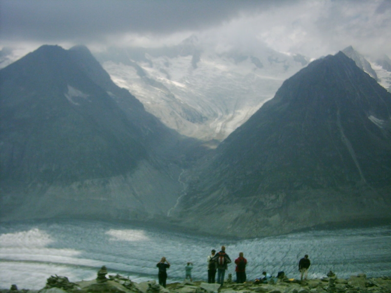 Auf dem Aletschgletscher